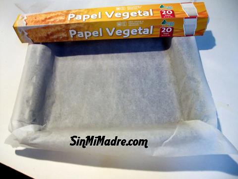 Papel parafinado o papel vegetal para cocinar en el horno