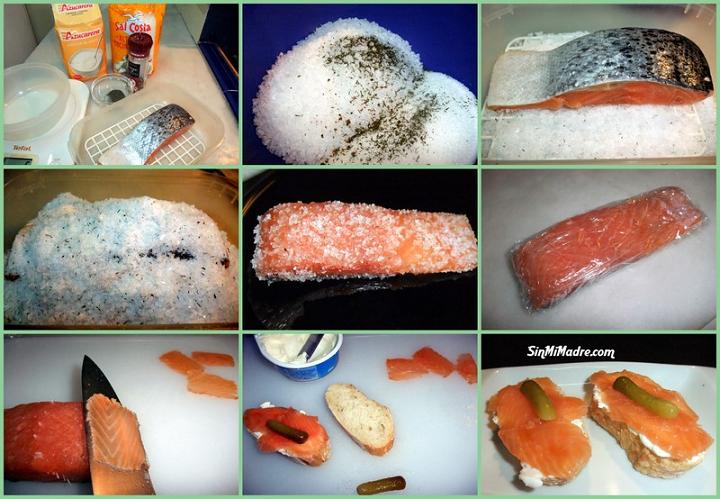pasos para hacer salmon marinado