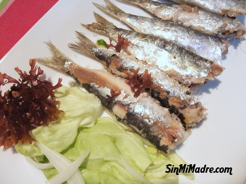 sardinas plancha con sal maldon